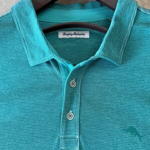 Men’s Tommy Bahama green/teal polo, NWOT, 2XLB